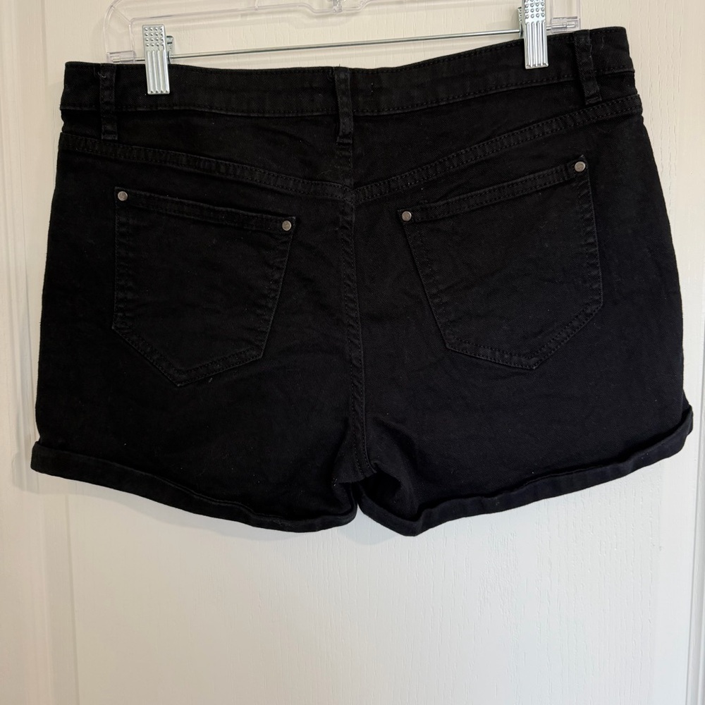 LC Lauren Conrad Dark Jean Shorts